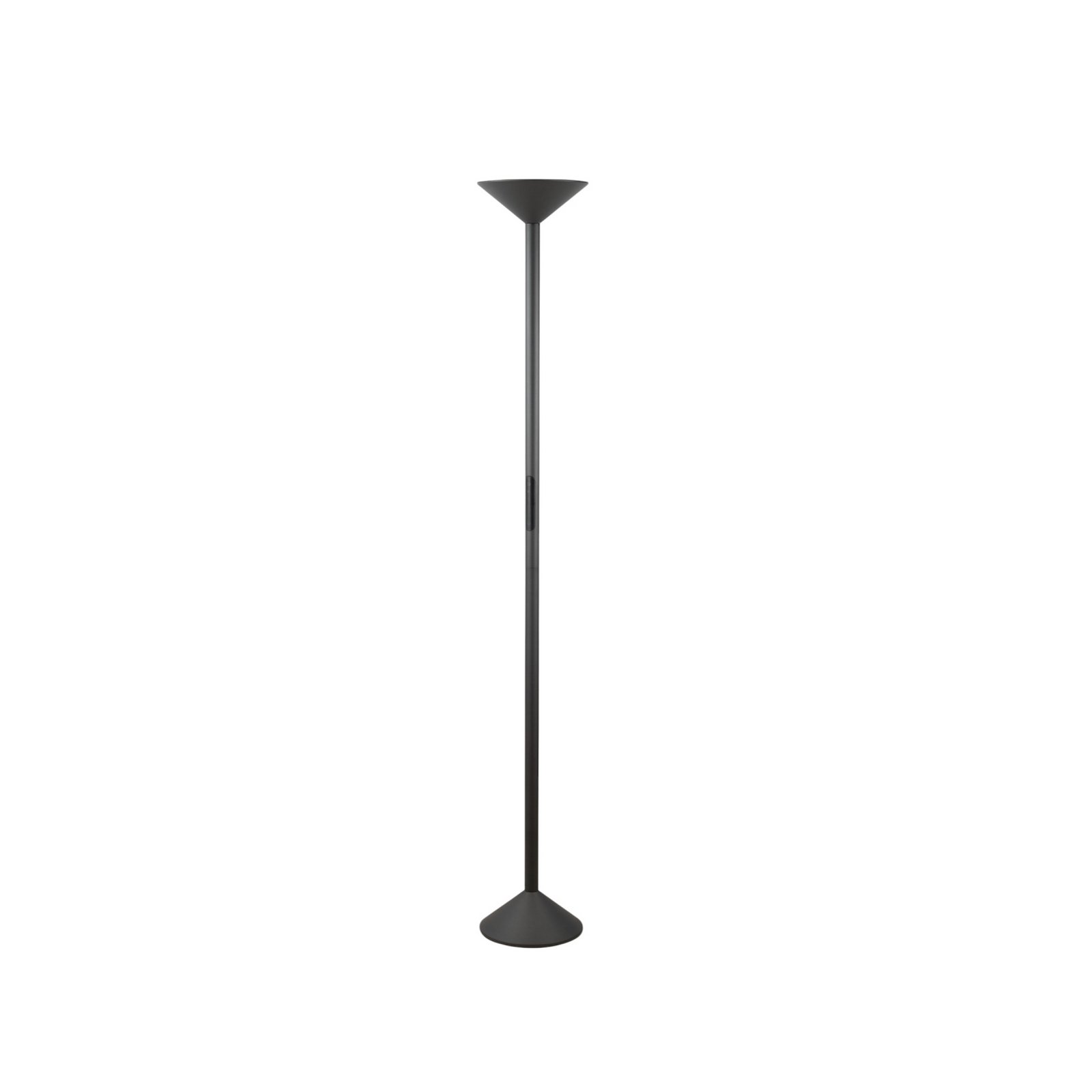 LED floor lamp Tratto, anthracite, metal, CCT, dimmable