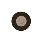 Knikerboker LED wall lamp DoppioZero, brown/Sahara, Ø 30 cm