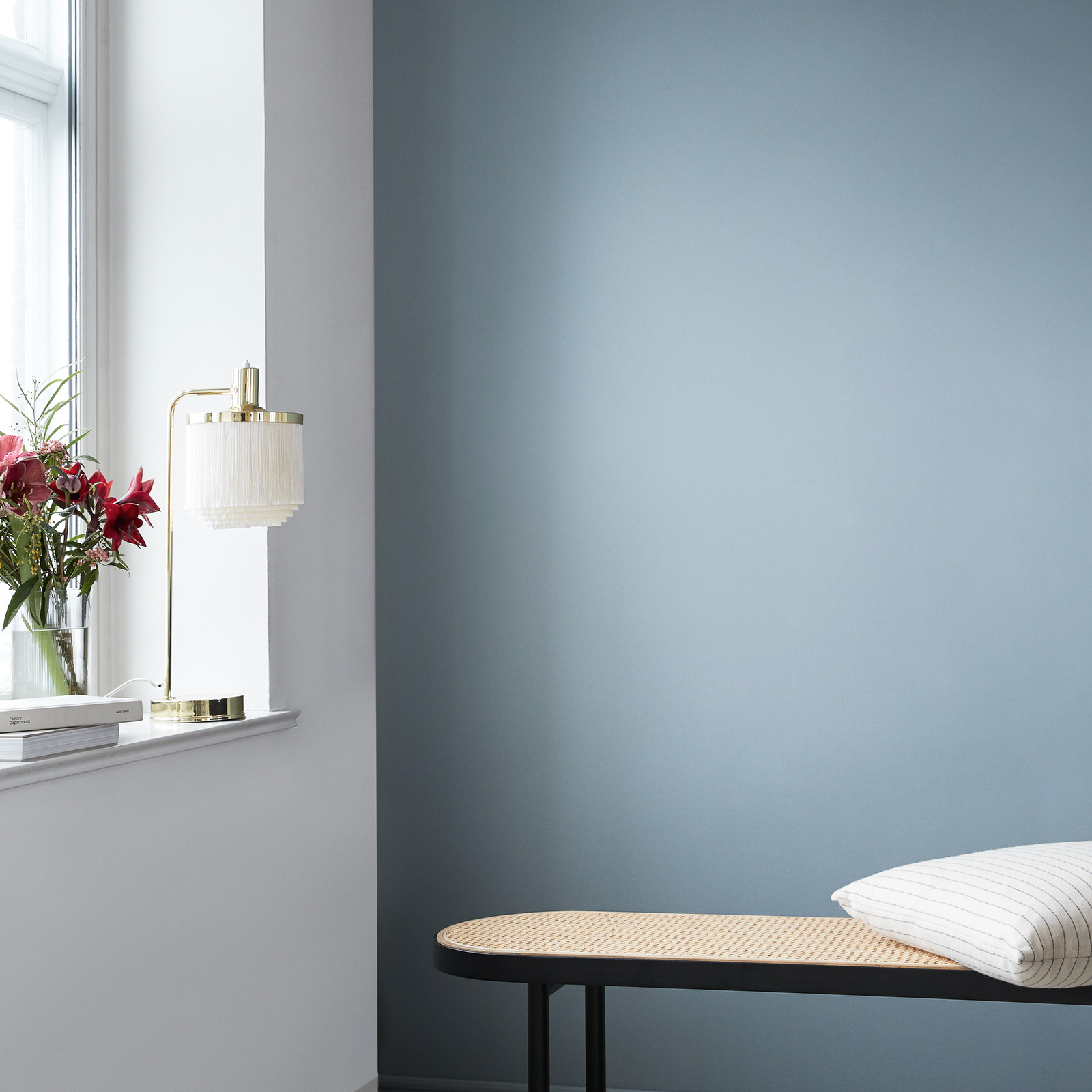 Fringe Table Lamp Cream White - Warm Nordic