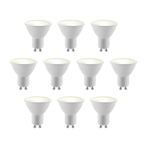 ELC LED-Reflektor GU10 5W 10er-Pack 4.000K 120°