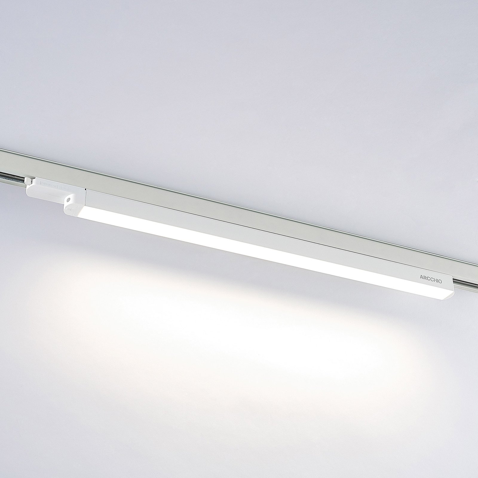 Arcchio Harlow LED track light, white, 69 cm