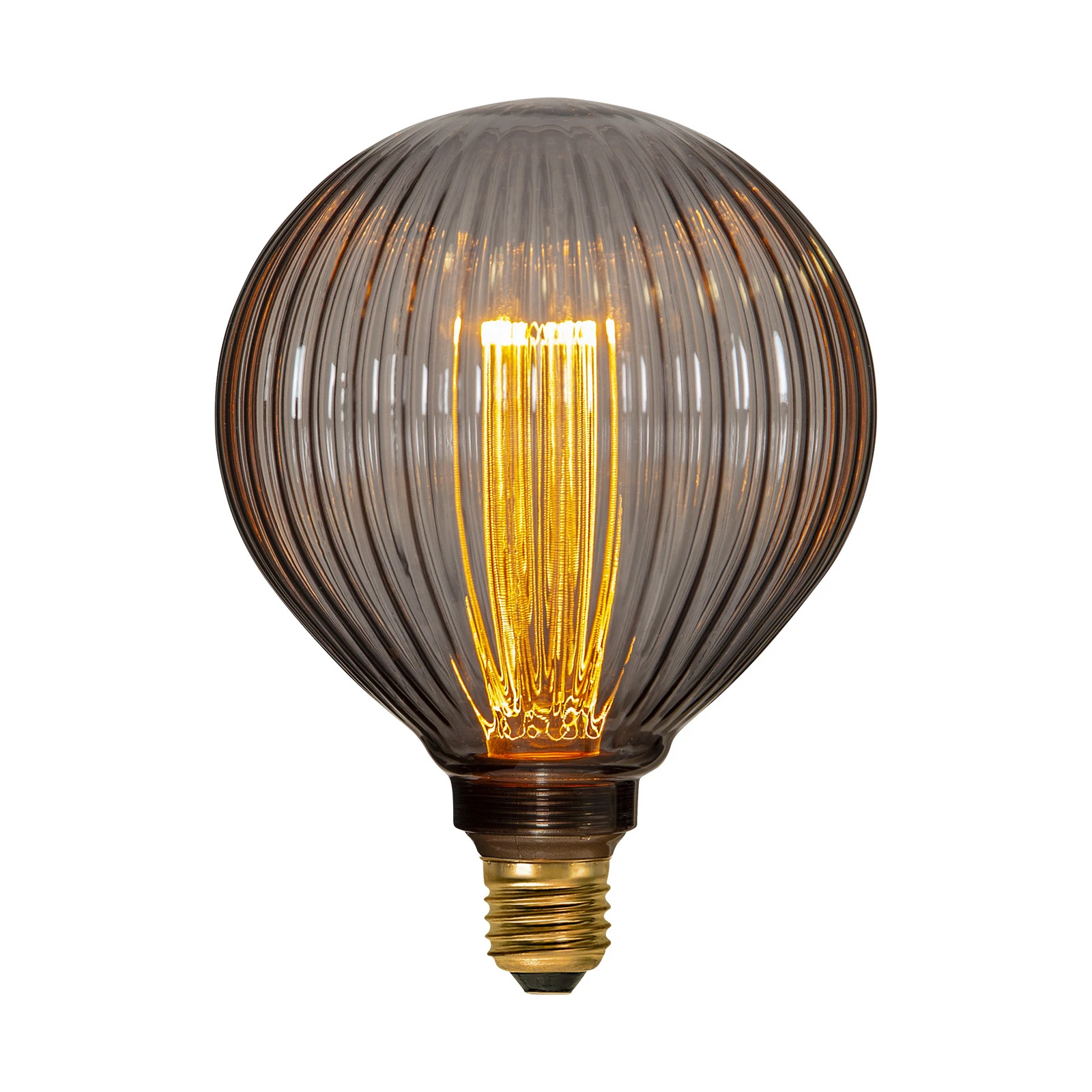 LED-Globe G125 Decoled E27 1W 2.000K rauchgrau