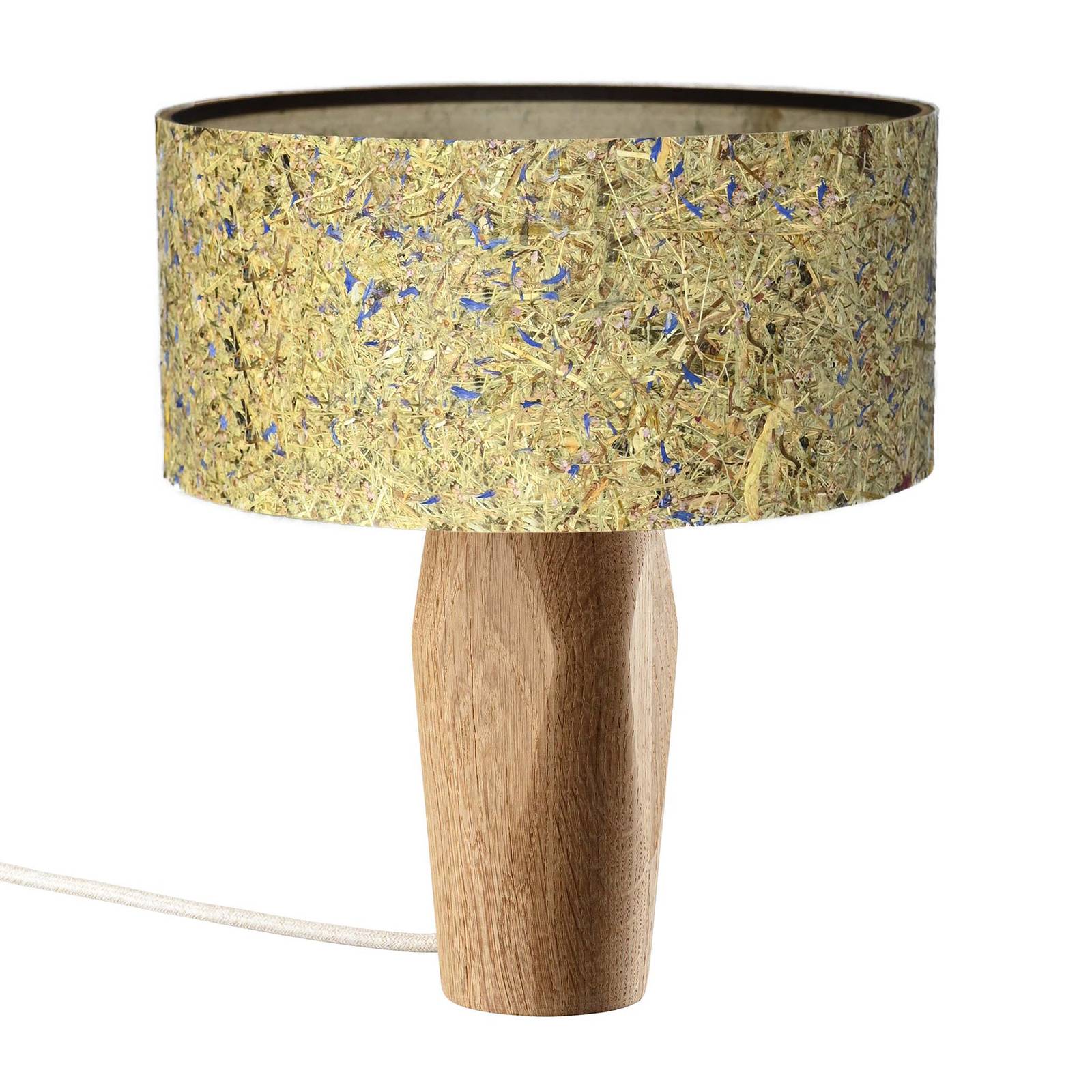 LeuchtNatur Pura LED-bordslampa ek/kornblomma