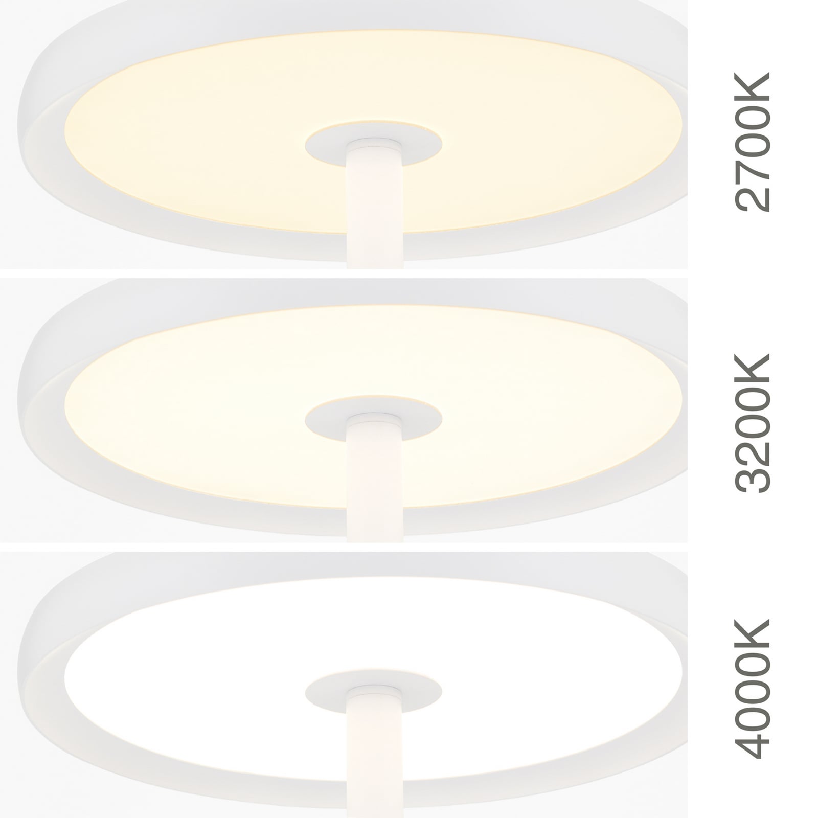 Candeeiro de pé LED KANT, branco, altura 185 cm, CCT, regulável, up/down Candeeiro de pé LED KANT, branco, altura 185 cm, CCT, regulável, up/down