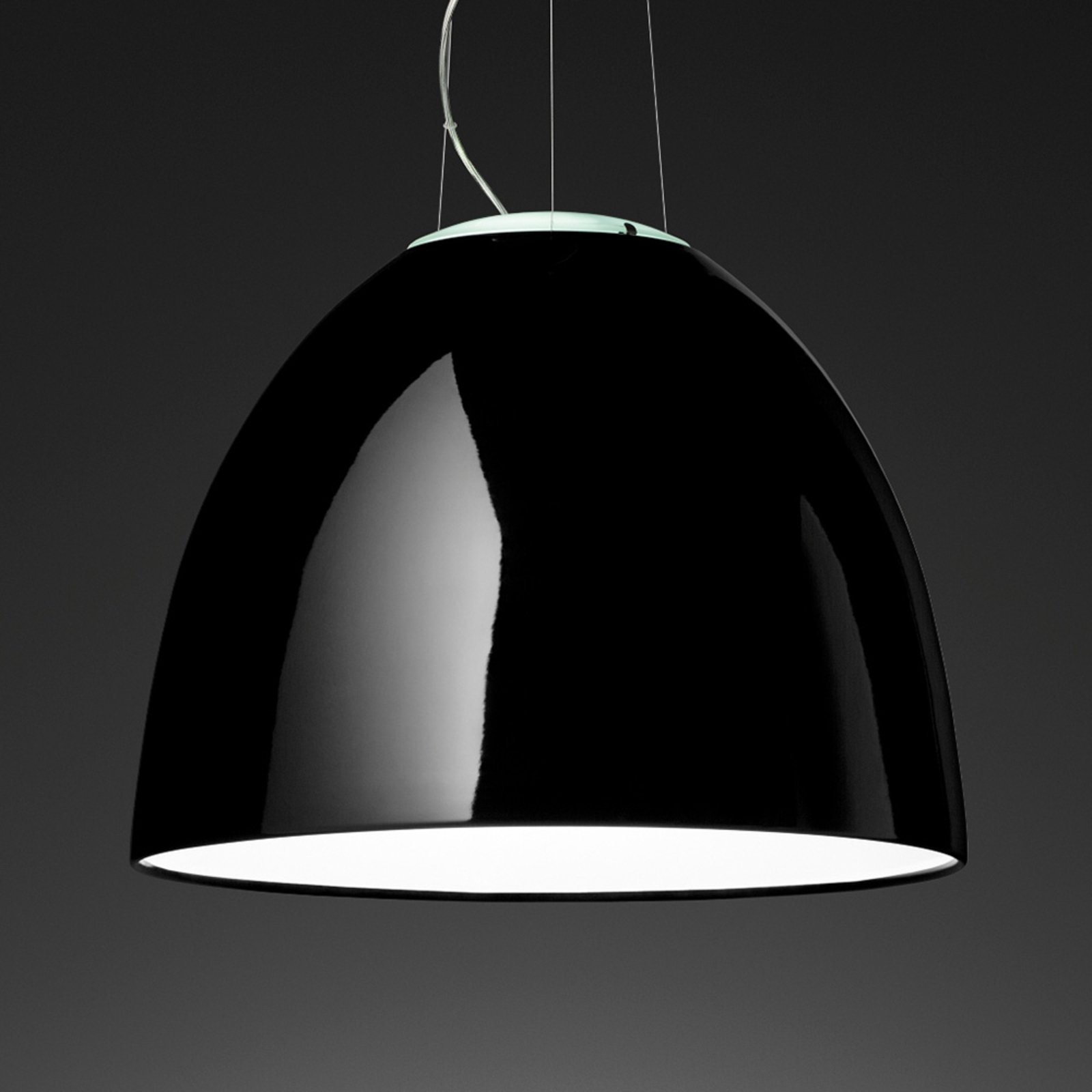 Artemide Nur Gloss hanging light for app, black