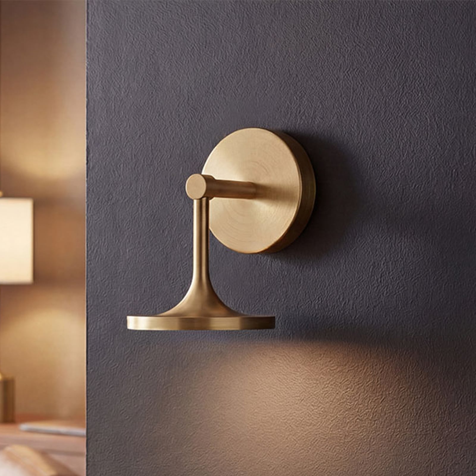 LED wandlamp Issa, goudkleurig, hoogte 20 cm, metaal, IP44 LED wandlamp Issa, goudkleurig, hoogte 20 cm, metaal, IP44