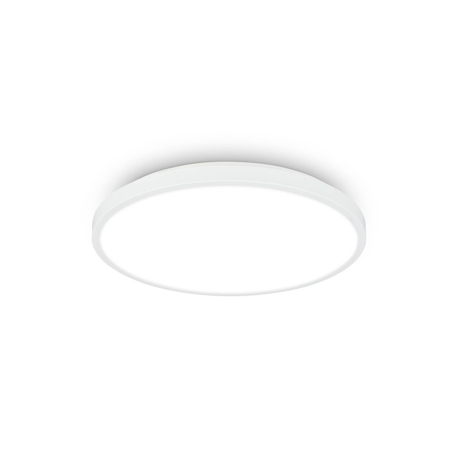 Briloner Plafonnier LED Kaida, blanc, Ø 30 cm, classe d'efficacité énergétique A, 4 000 K