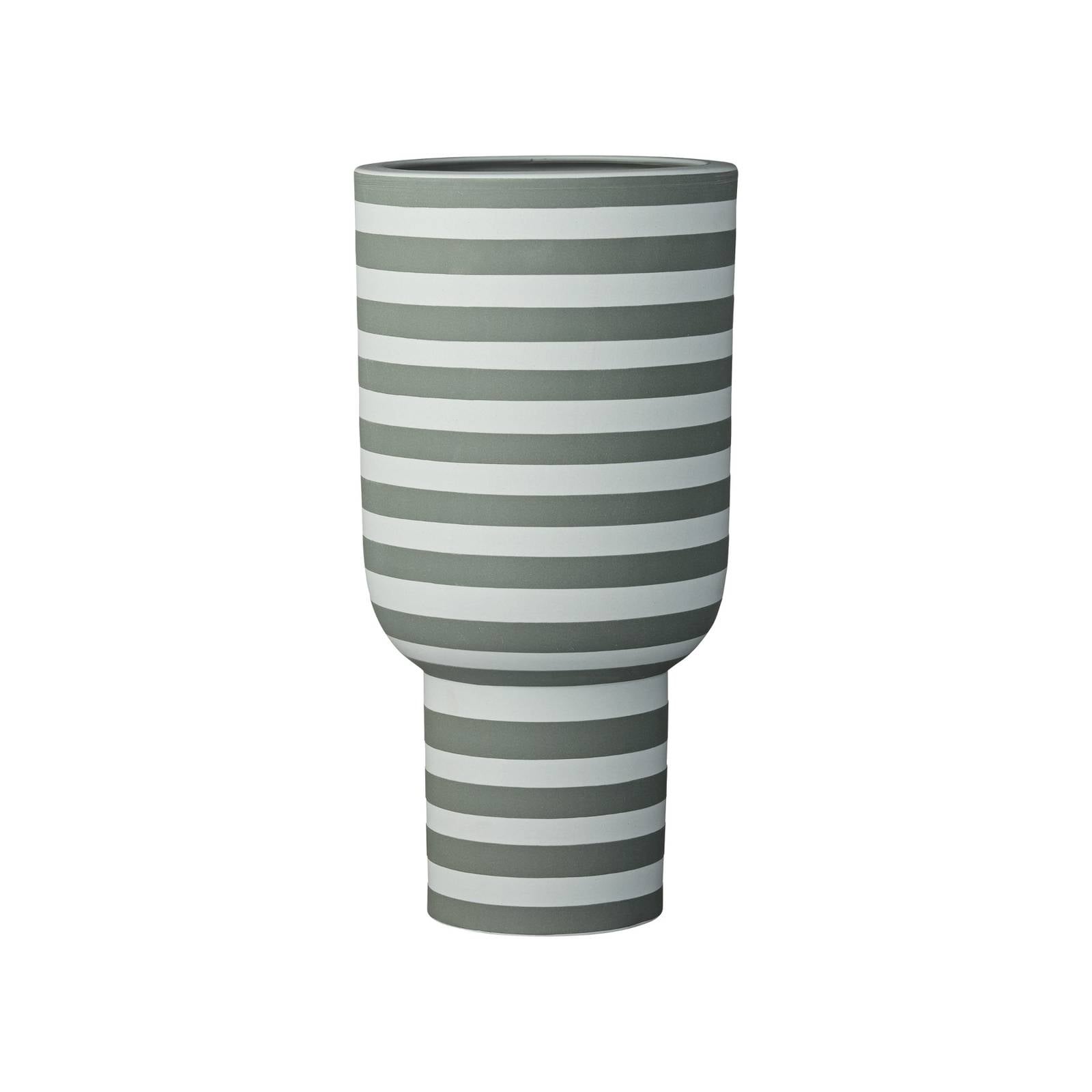 AYTM Vase Varia, grün, Ø 15 cm, Höhe 30 cm, Keramik