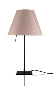 Costanzina Tischleuchte Schwarz/Soft Skin - Luceplan