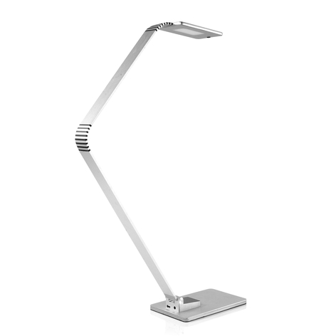 TRAE Muse 2 LED-Schreibtischleuchte, 4.000 K alu