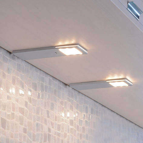 LED-sensor-benkarmatur Helena, 6,6 cm, 2-er sett