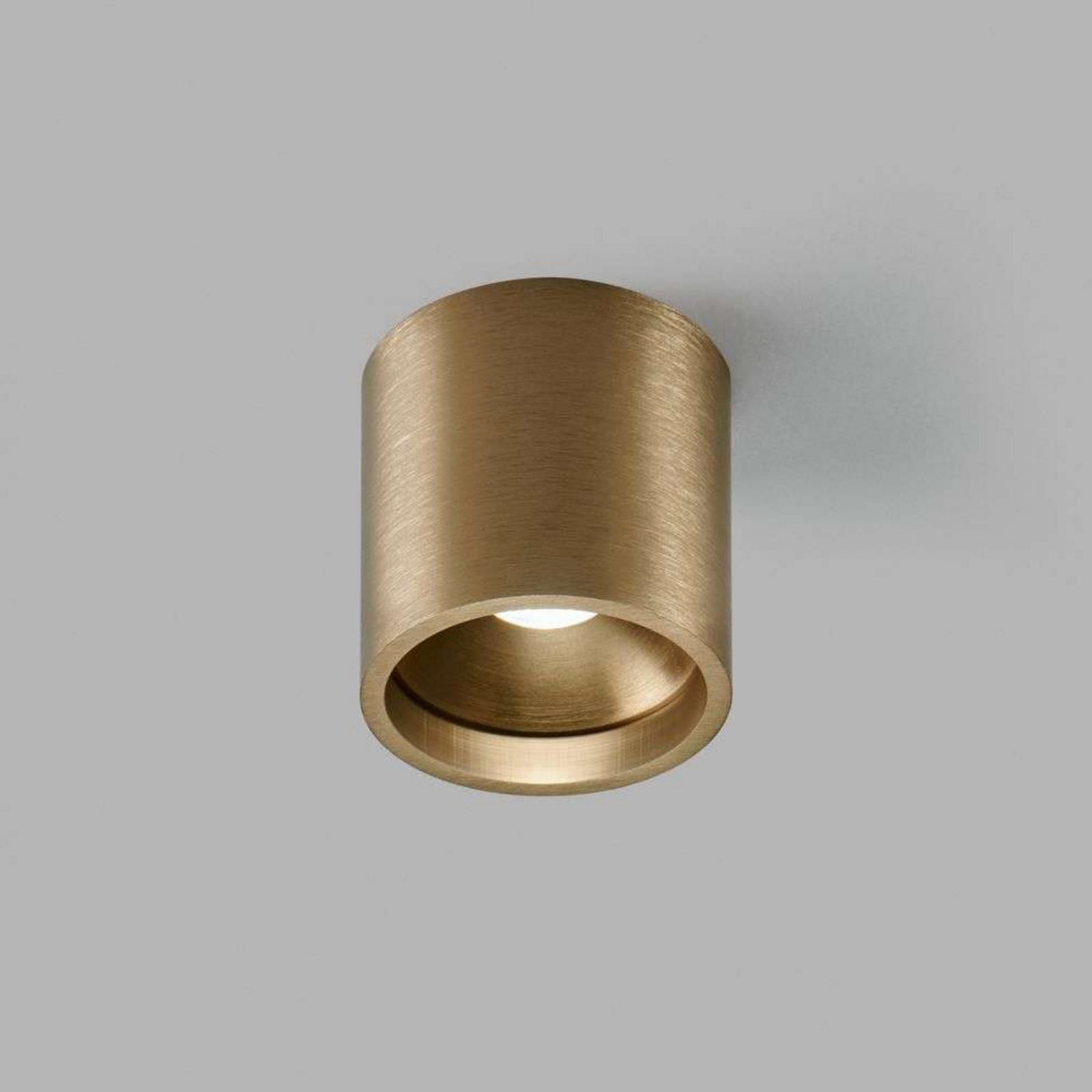 Solo 1 Round Deckenleuchte 6W 2700K Brass LIGHT-POINT - Wohnzimmer - Aluminium