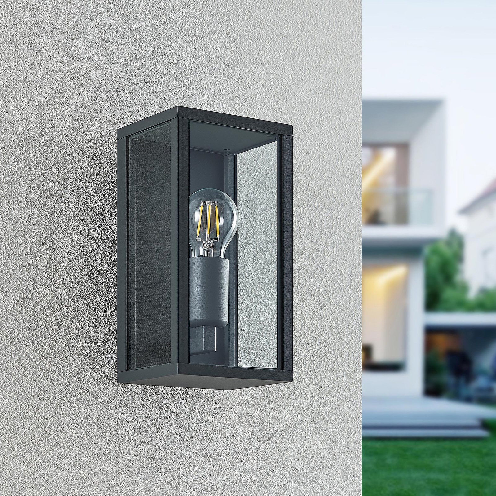 Peldar Kültéri Fali Lámpa Dark Grey - Lindby