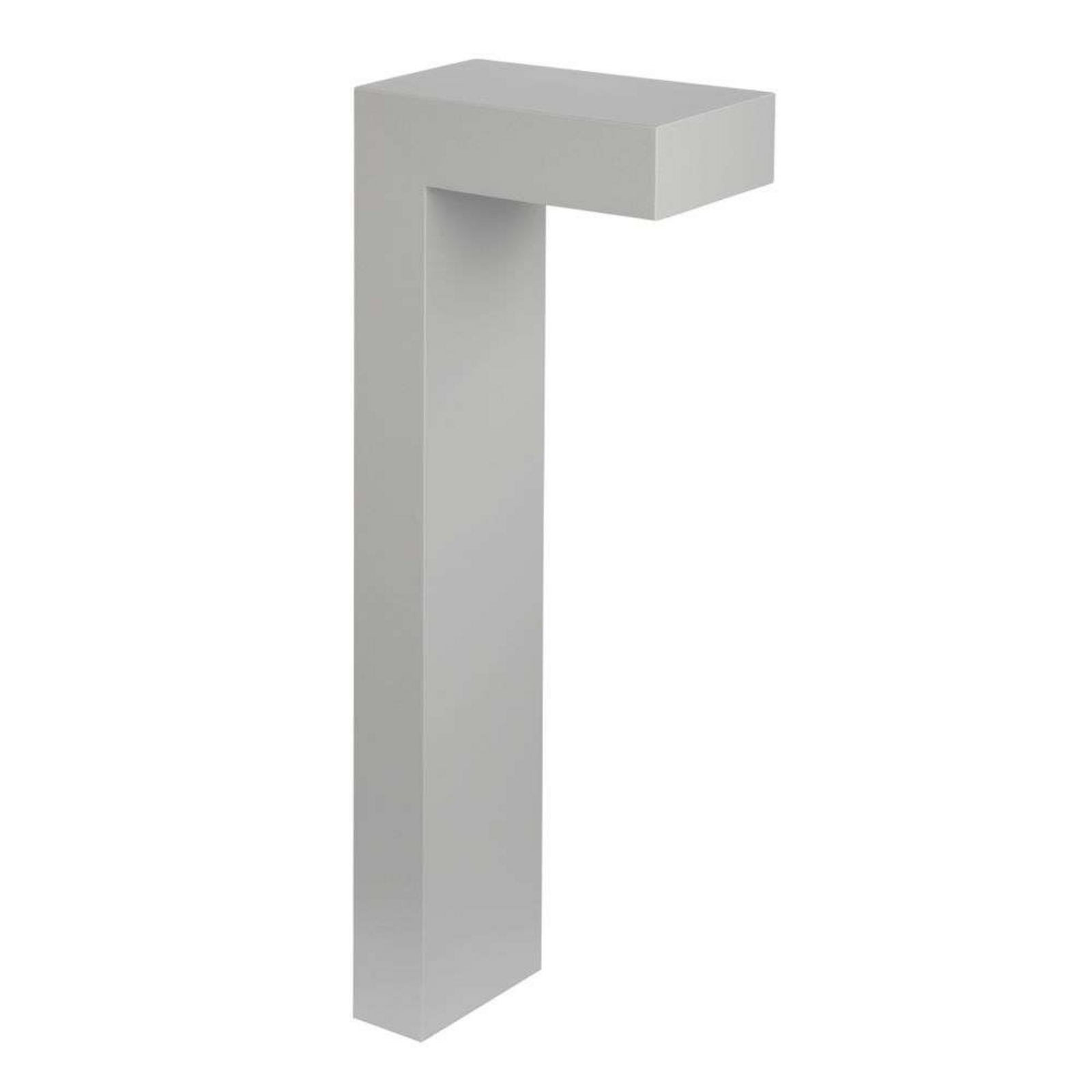 Asker LED Outdoor Bollard H55 w/Concrete Anchor Aluminium - Norlys