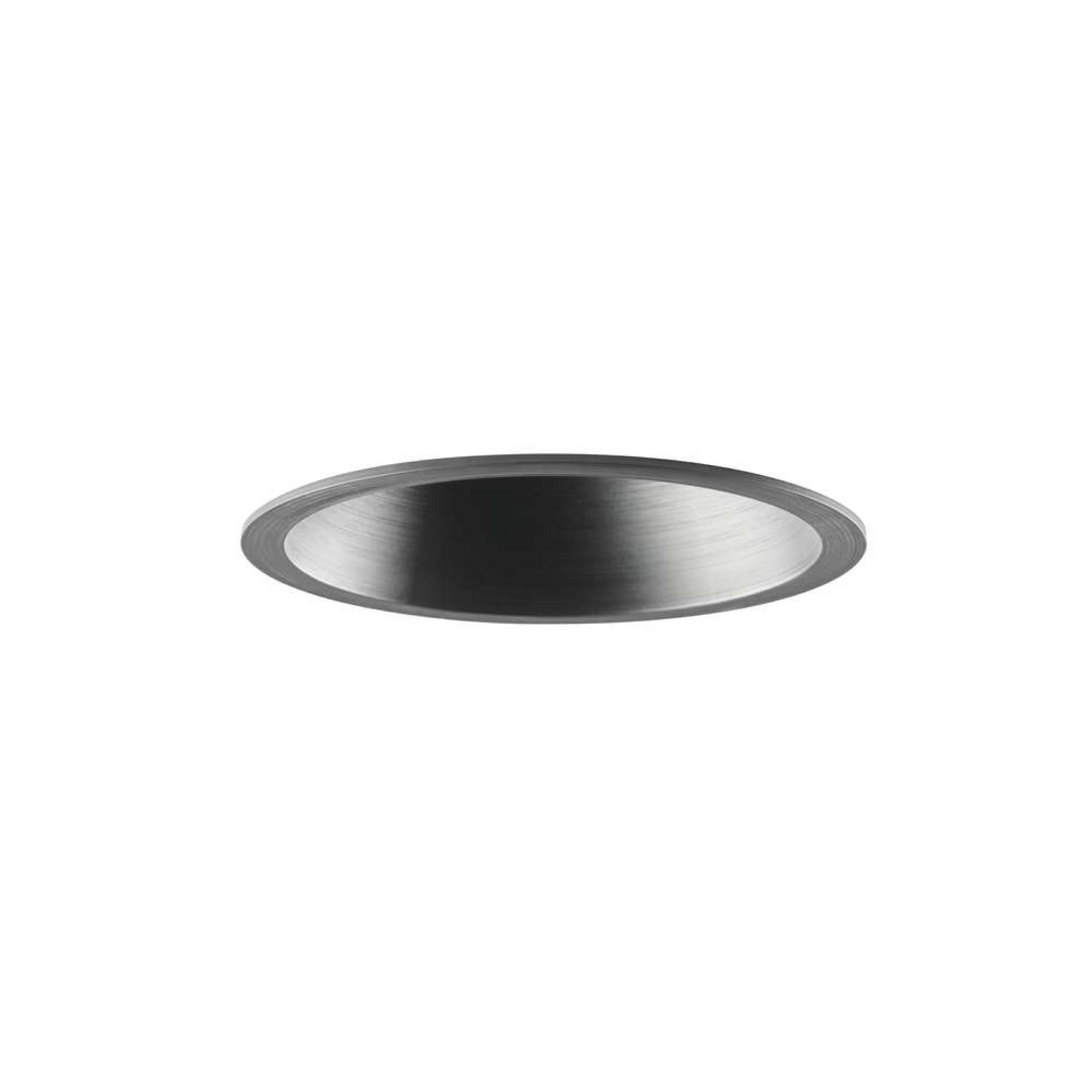 Curve II infälld spot, svart, Ø 9 cm, IP54 - LIGHT-POINT