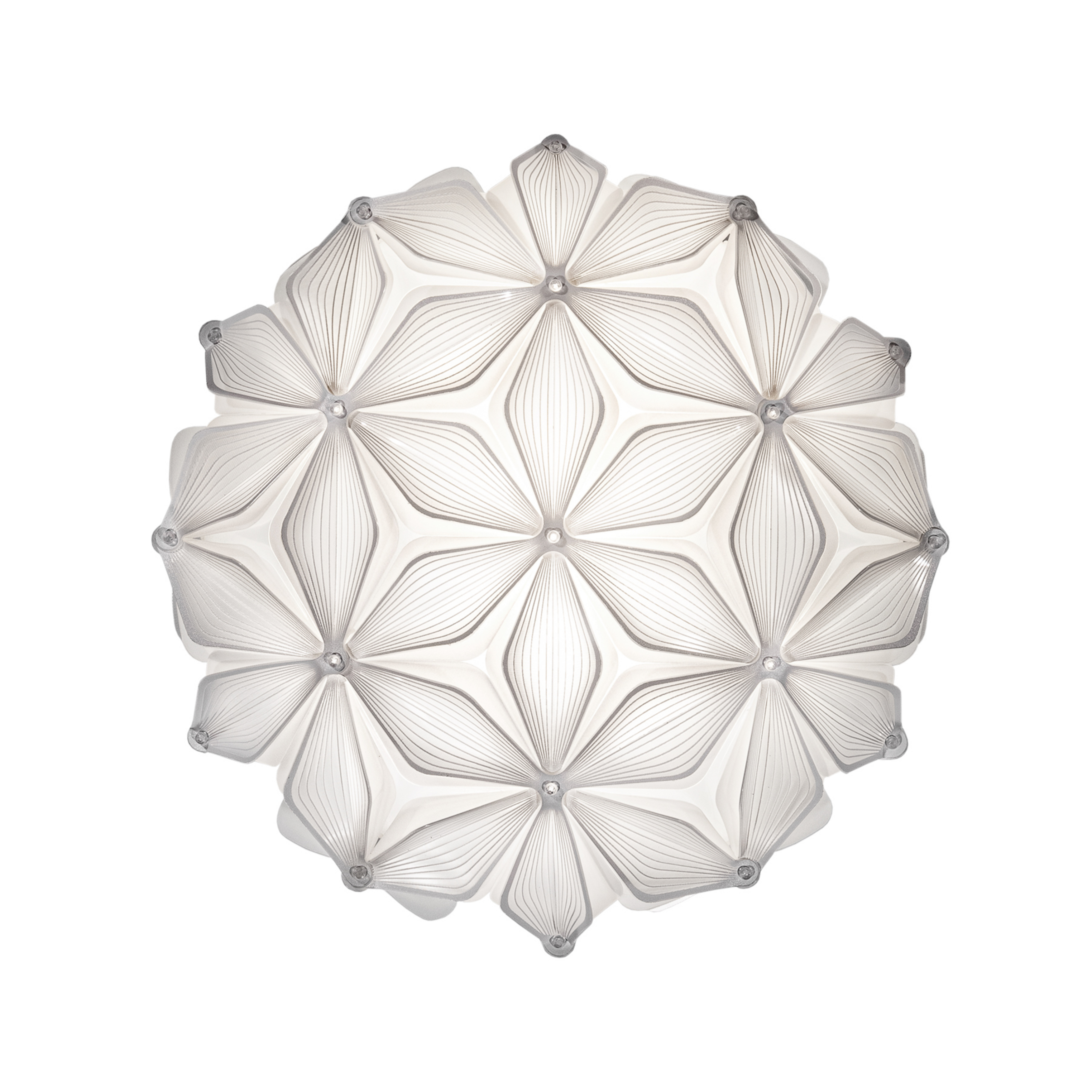 C'EST LA VIE -kattovalaisin, valkoinen, halkaisija 34 cm, 2-lamppuinen – Slamp