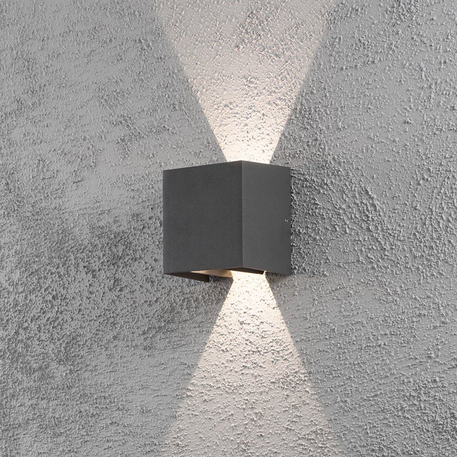 Vonkajšie LED svietidlo Cremona 13 cm antracit