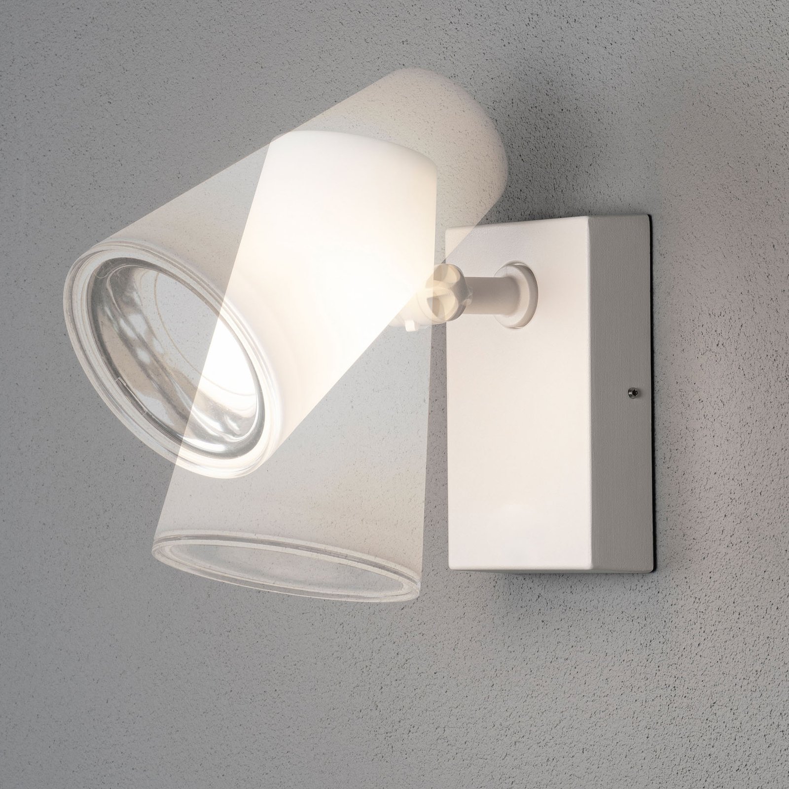 Fano LED outdoor wall spotlight, adjustable