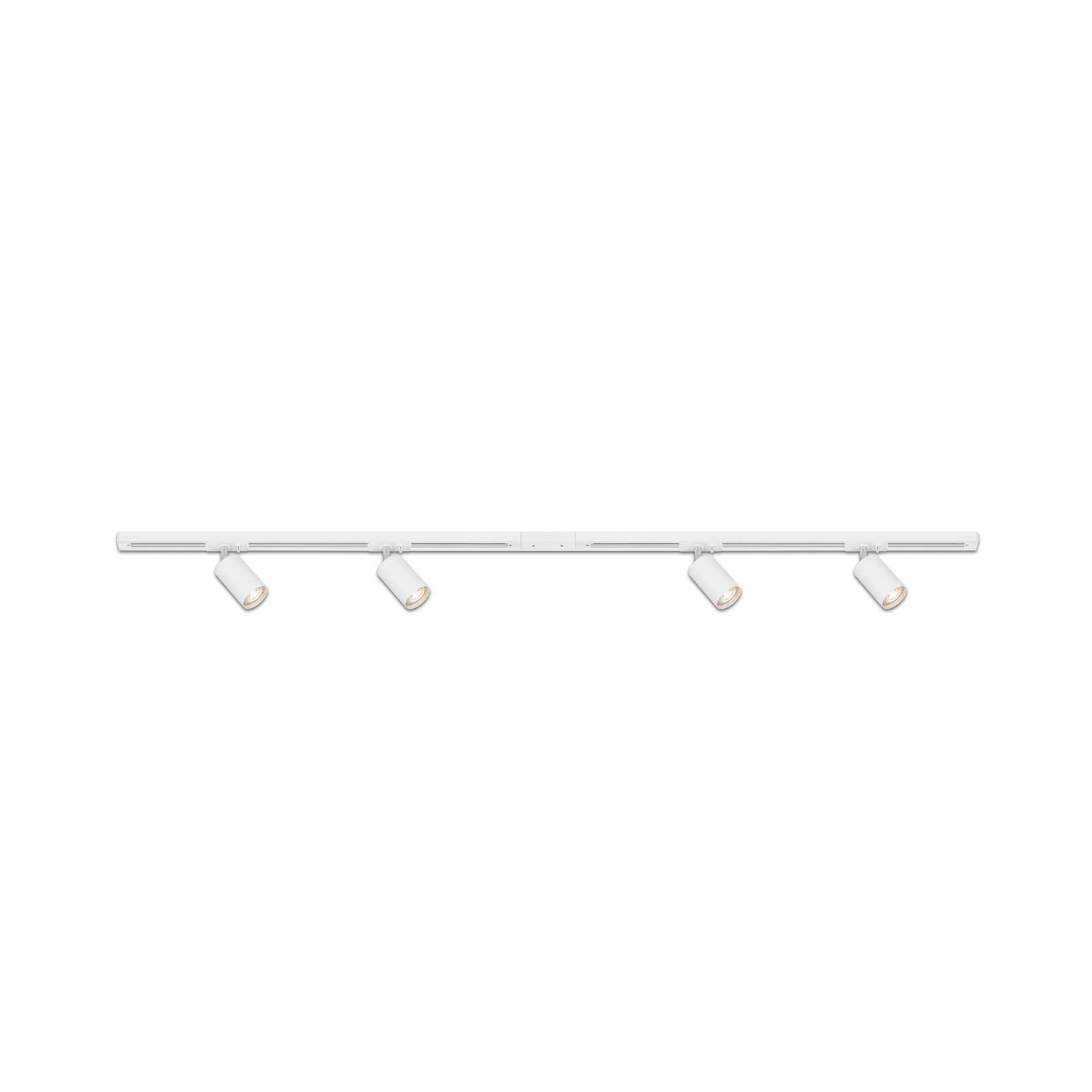Schienensystem Starter-Set, weiß, Länge 150 cm, 4 x GU10