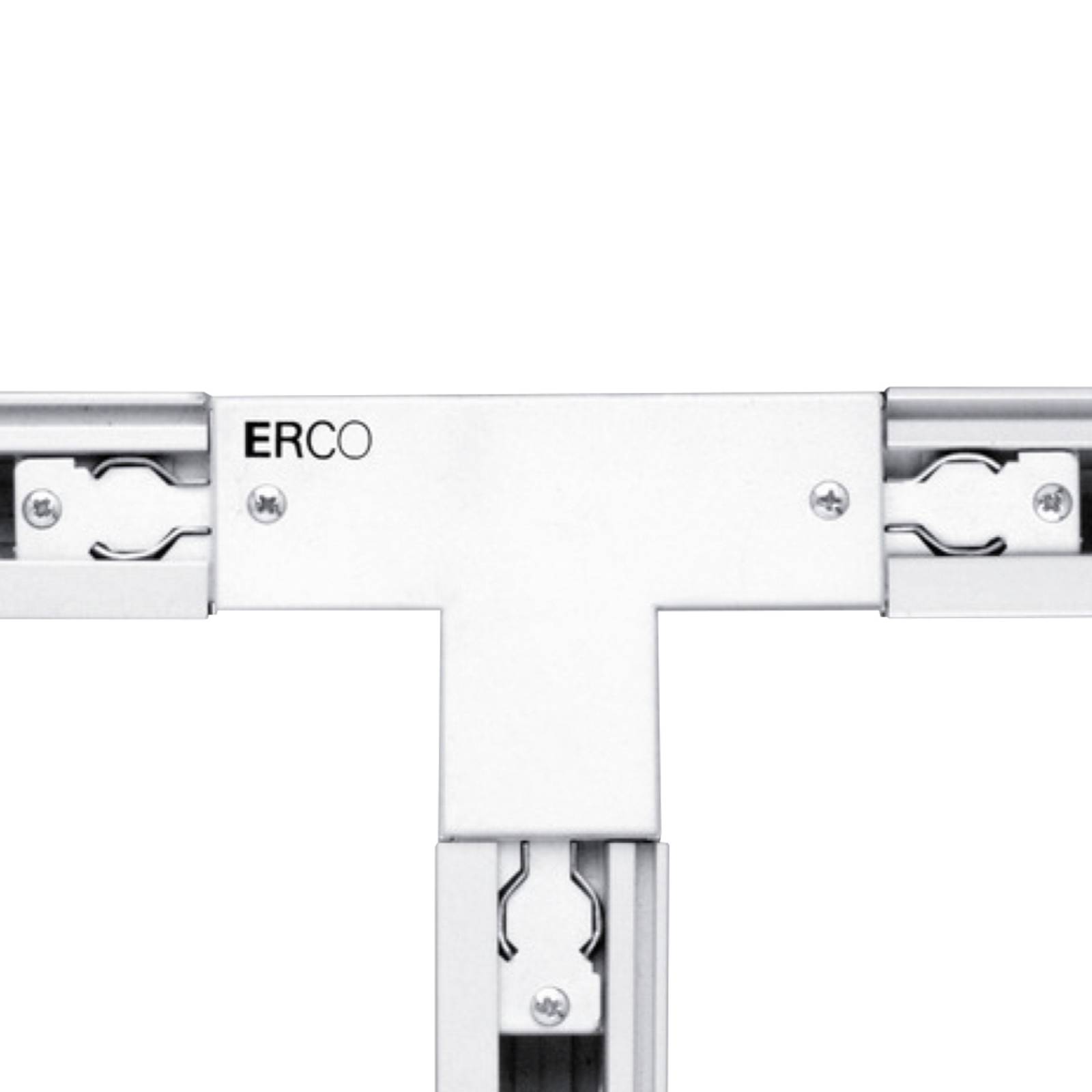ERCO 3-faset T-konnektor jordledning højre hvid