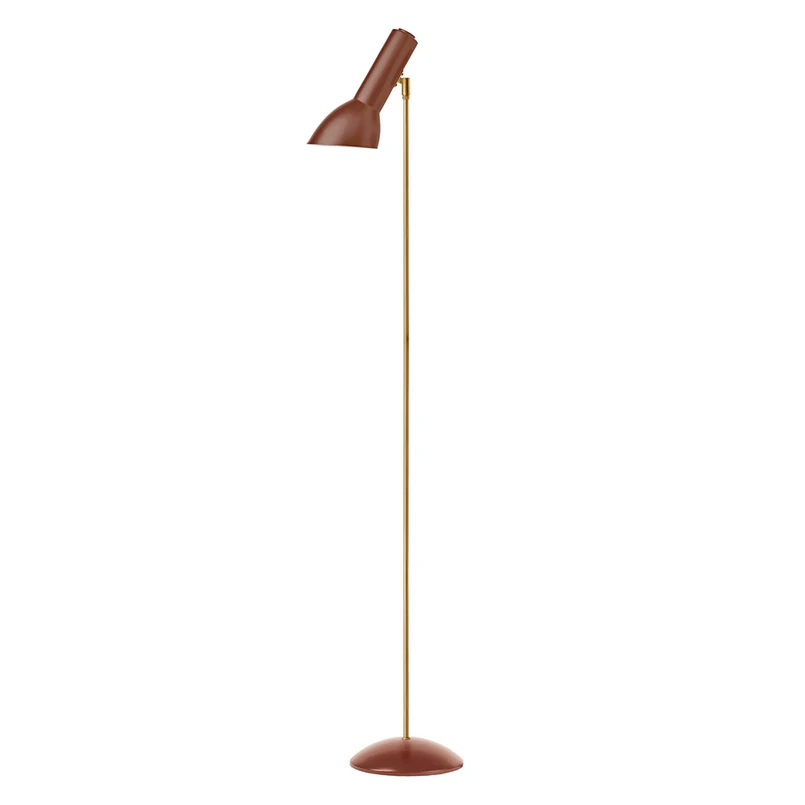 Cph Lighting - Oblique Stehleuchte Ziegelrot/Messing