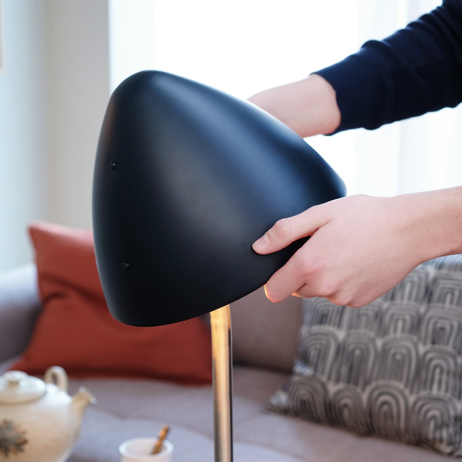 Oulu Piantana Black/Brushed Steel - DybergLarsen