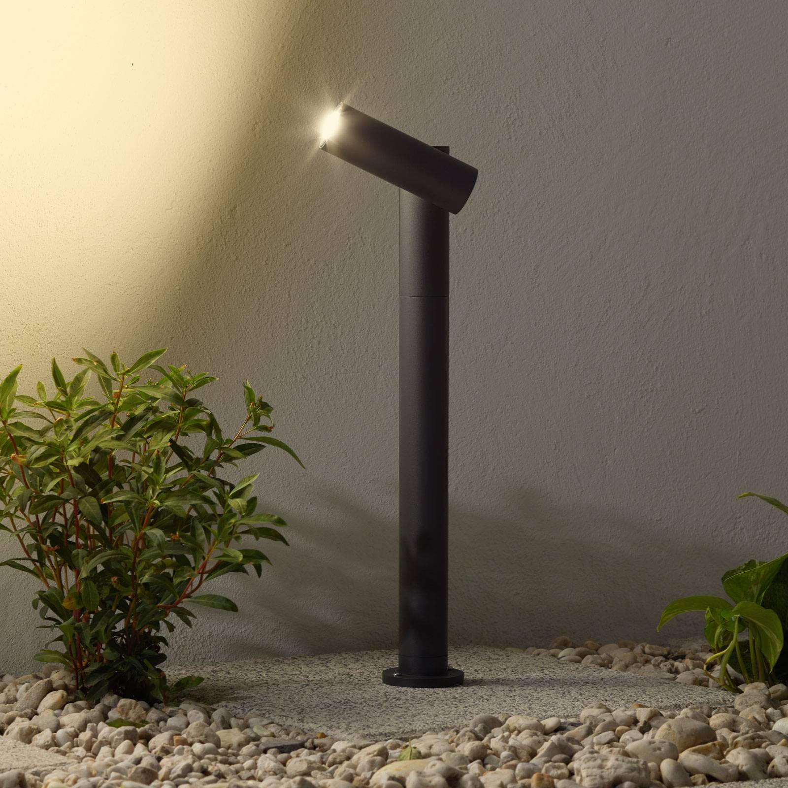 Lampa cokołowa LED Narea, regulowana, 43 cm