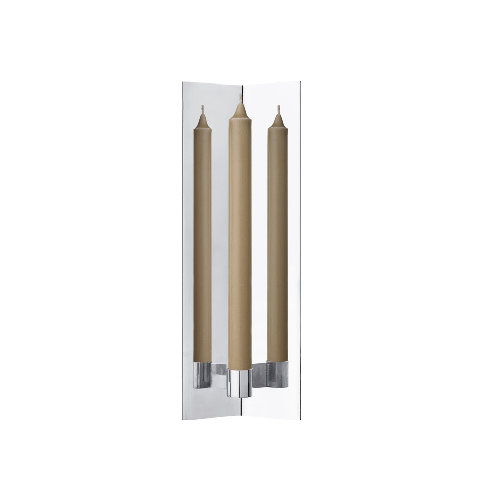 Eddy Wand-Kerzenleuchter, poliert, 1-flammig - ferm LIVING