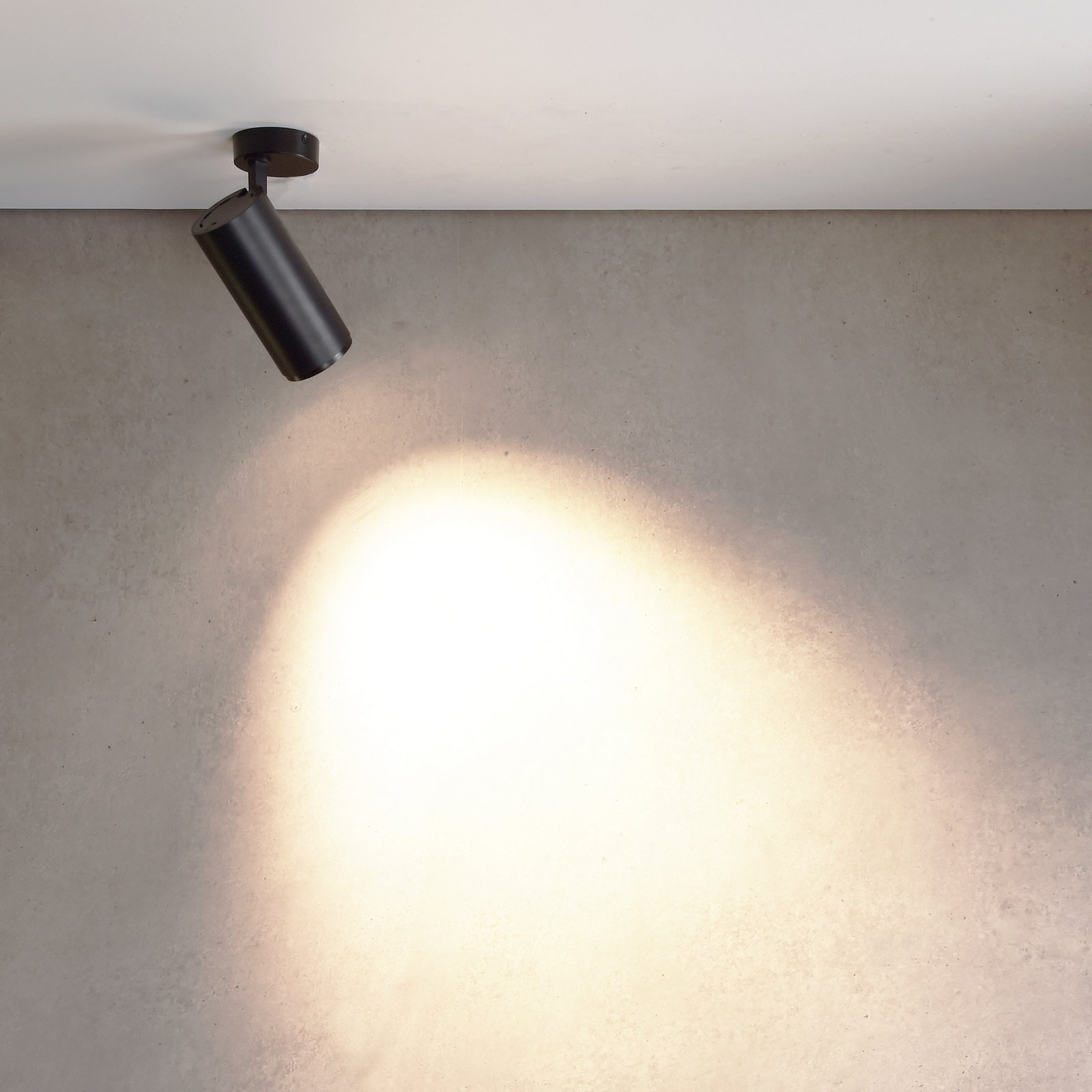 LED plafondspot Lucea, verstelbaar, 30 W zwart