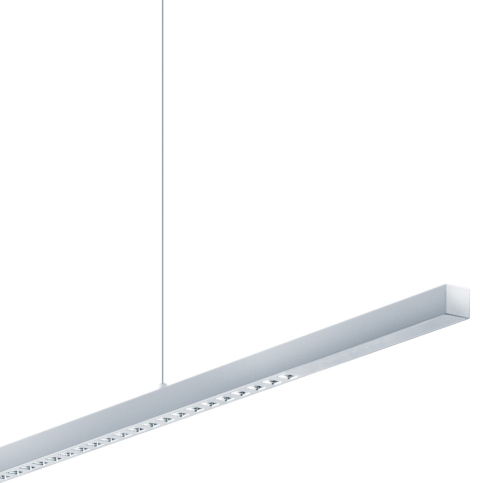 Zumtobel Linetik LED-Hängeleuchte silber 3.000K