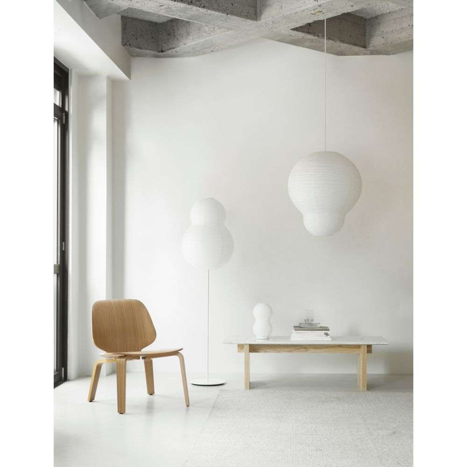 Puff Twist Lampă de Masă White - Normann Copenhagen