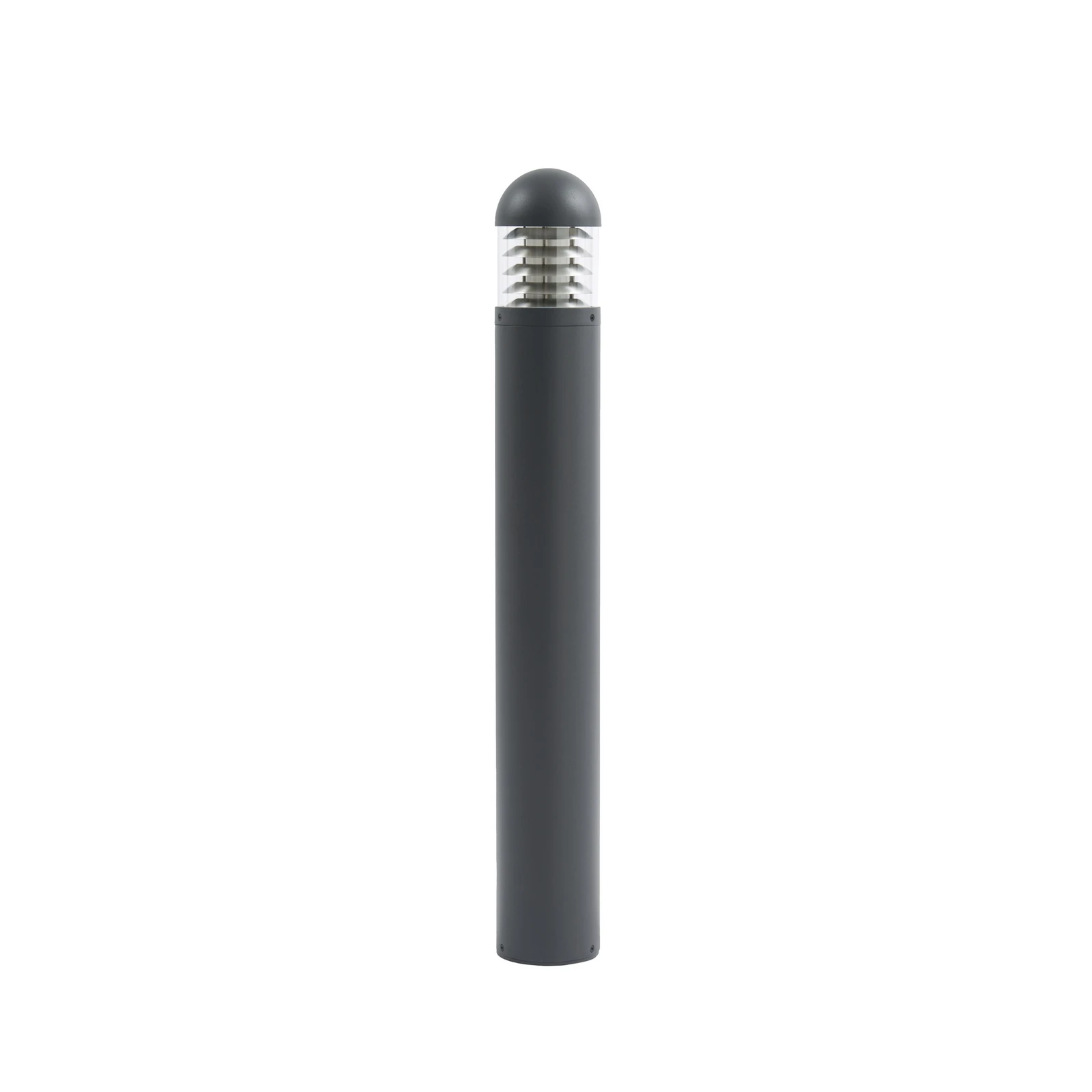 Lucande LED φωτιστικό διαδρόμου Skagena, ανθρακί, ύψος 90 cm, IP54