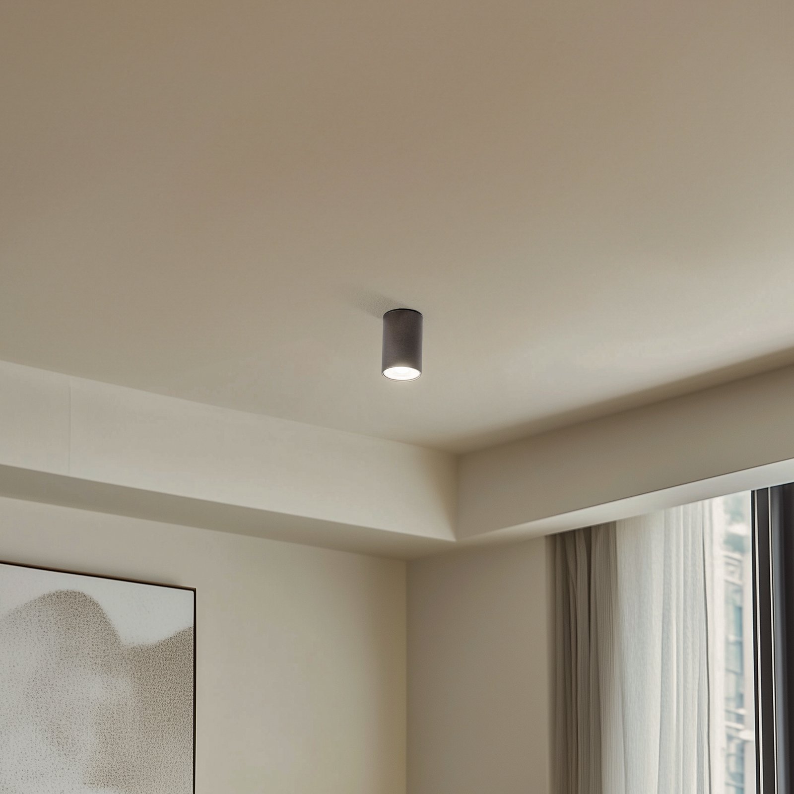 Downlight Top, 1-bulb, brown