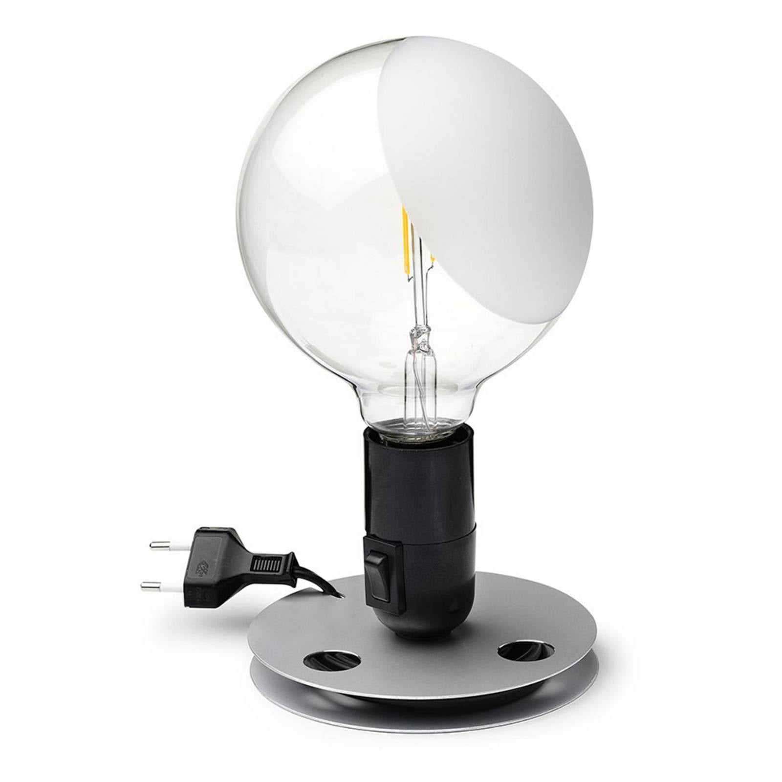 FLOS Lampadina LED-Tischlampe, schwarz