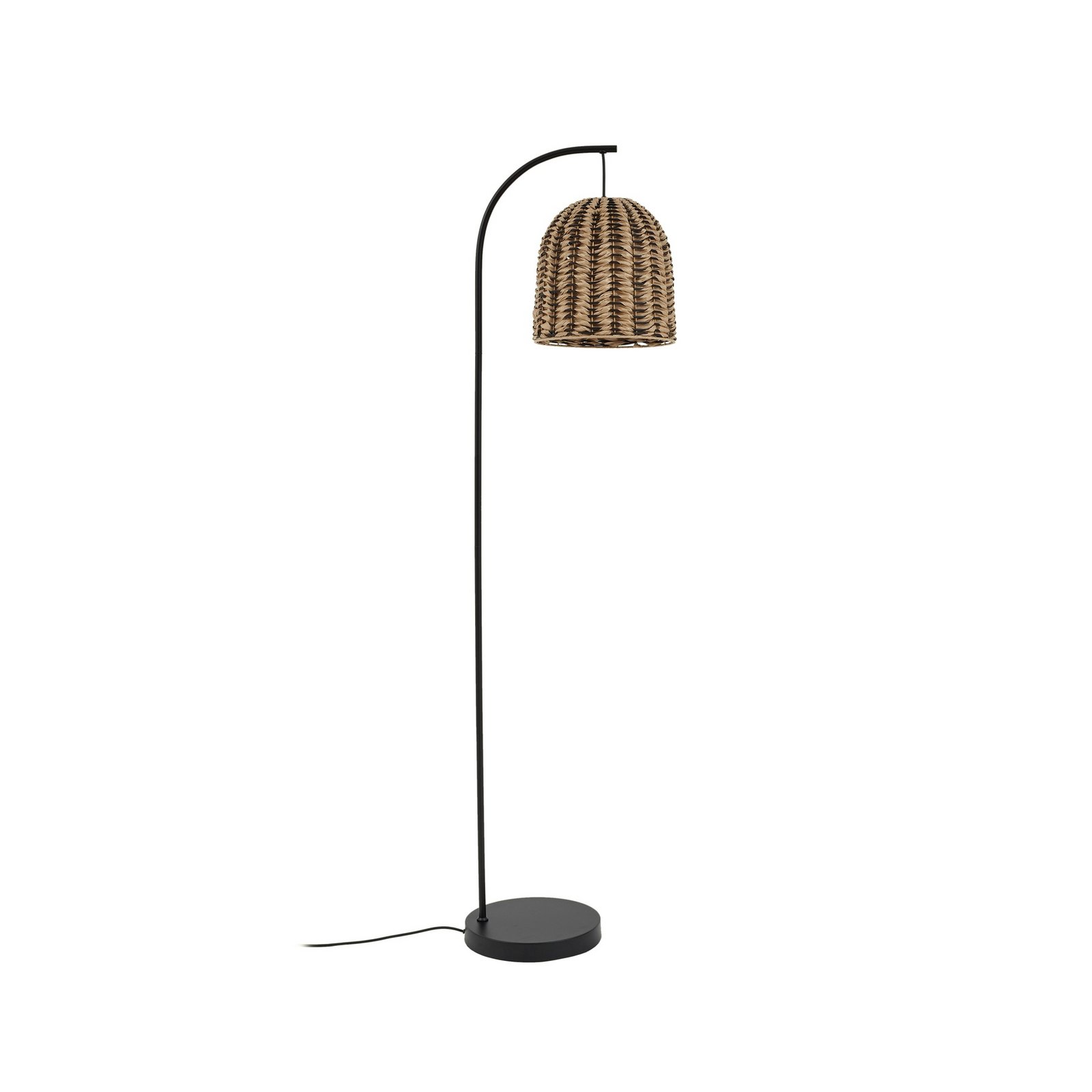 Taryn udendørs gulvlampe, 172 cm, brun, IP44, plast - Lindby