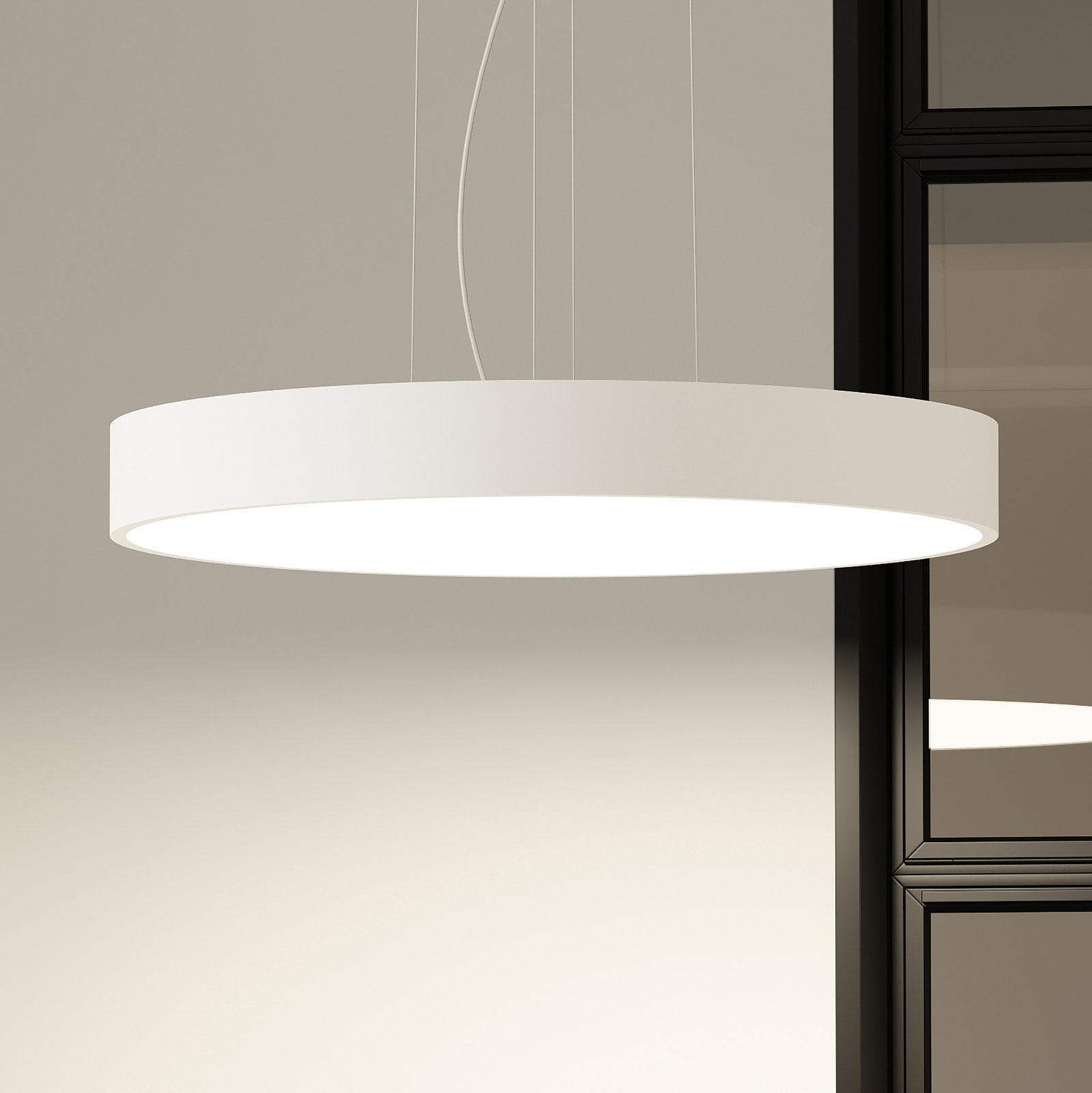 Arcchio Noabelle LED-Hängelampe, weiß, 80 cm