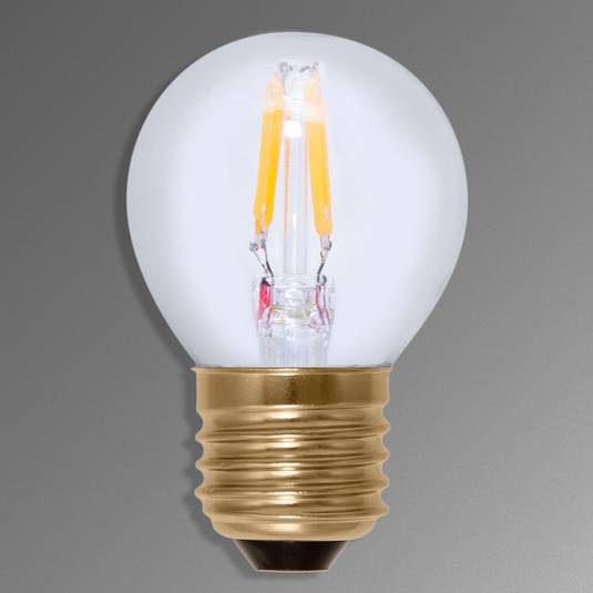 Ampoule goutte LED à filament E27 3W 922