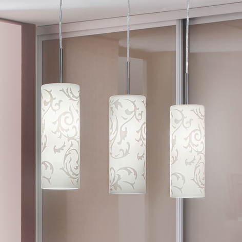 Lampada decorativa a sospensione Amanda, 3 luci