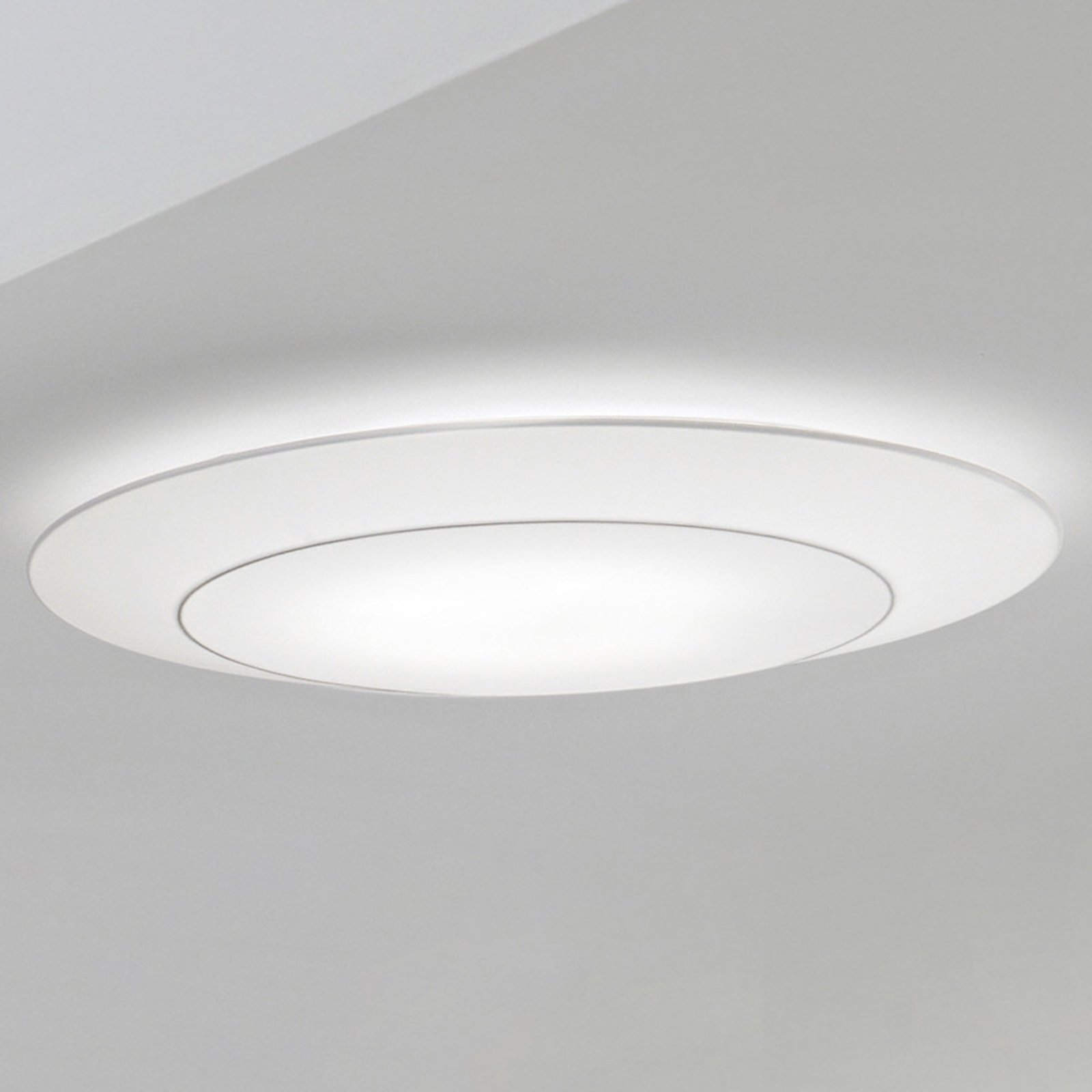 Modo Luce Ring Tonda LED-Deckenlampe, TRIAC, weiß