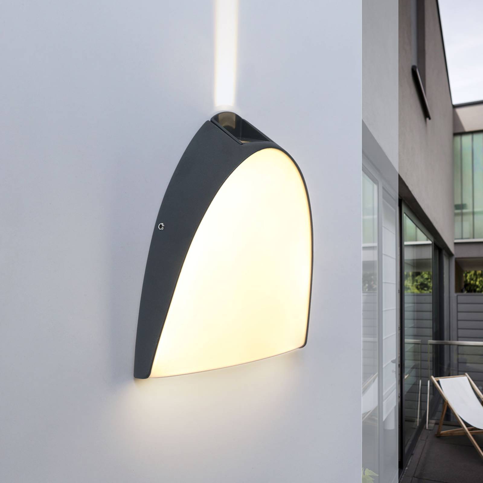 Applique LED Apollo à lumière dirigée vers le haut