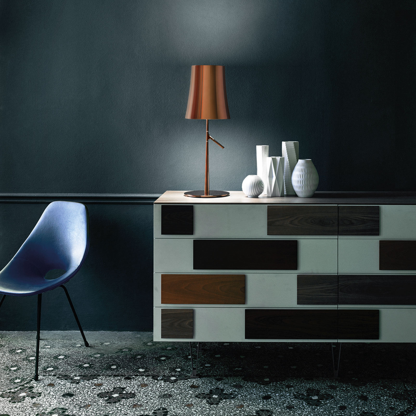 Foscarini Birdie LED piccola Tischlampe mit Dimmer