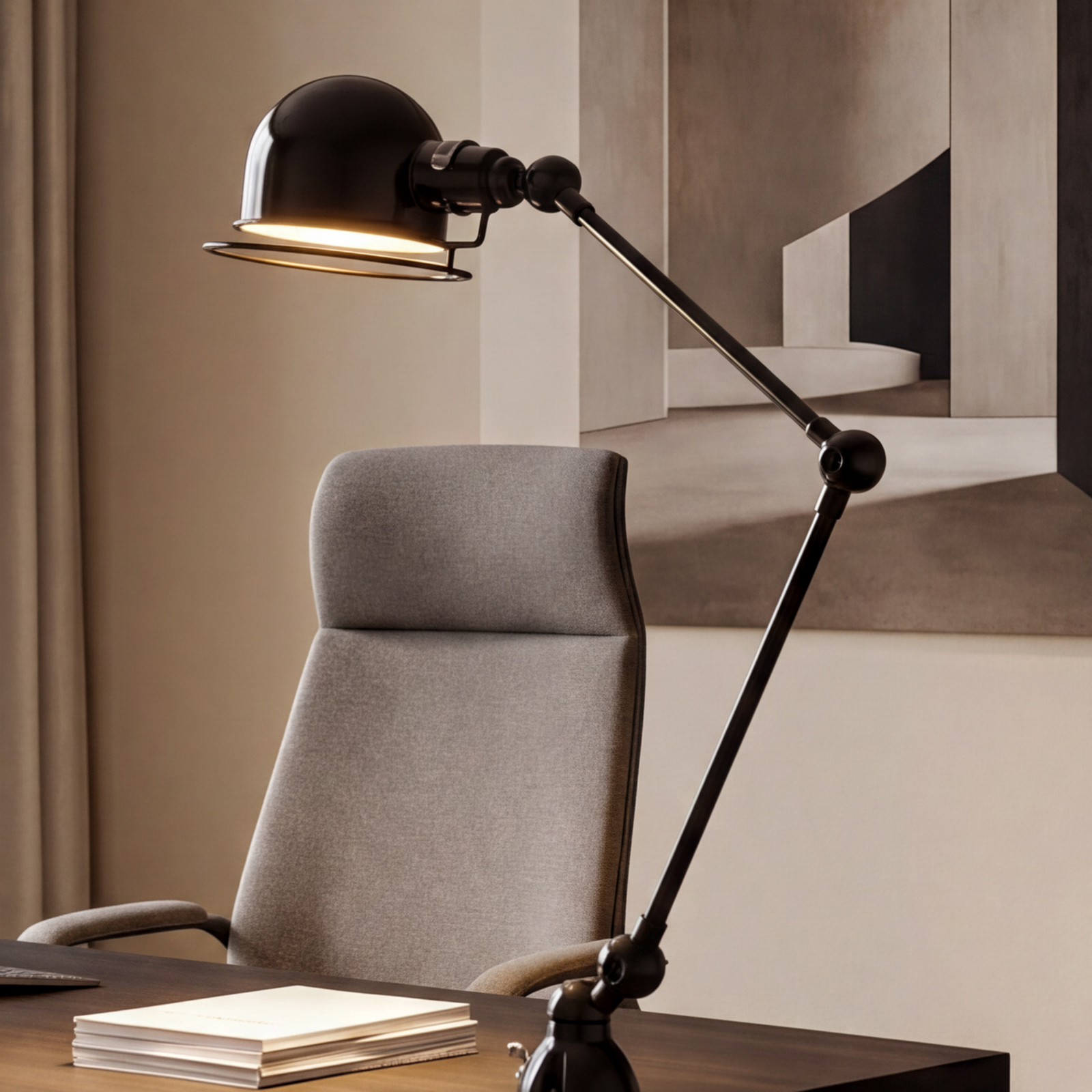 Jieldé Signal SI332 Tischlampe mit Klemme schwarz