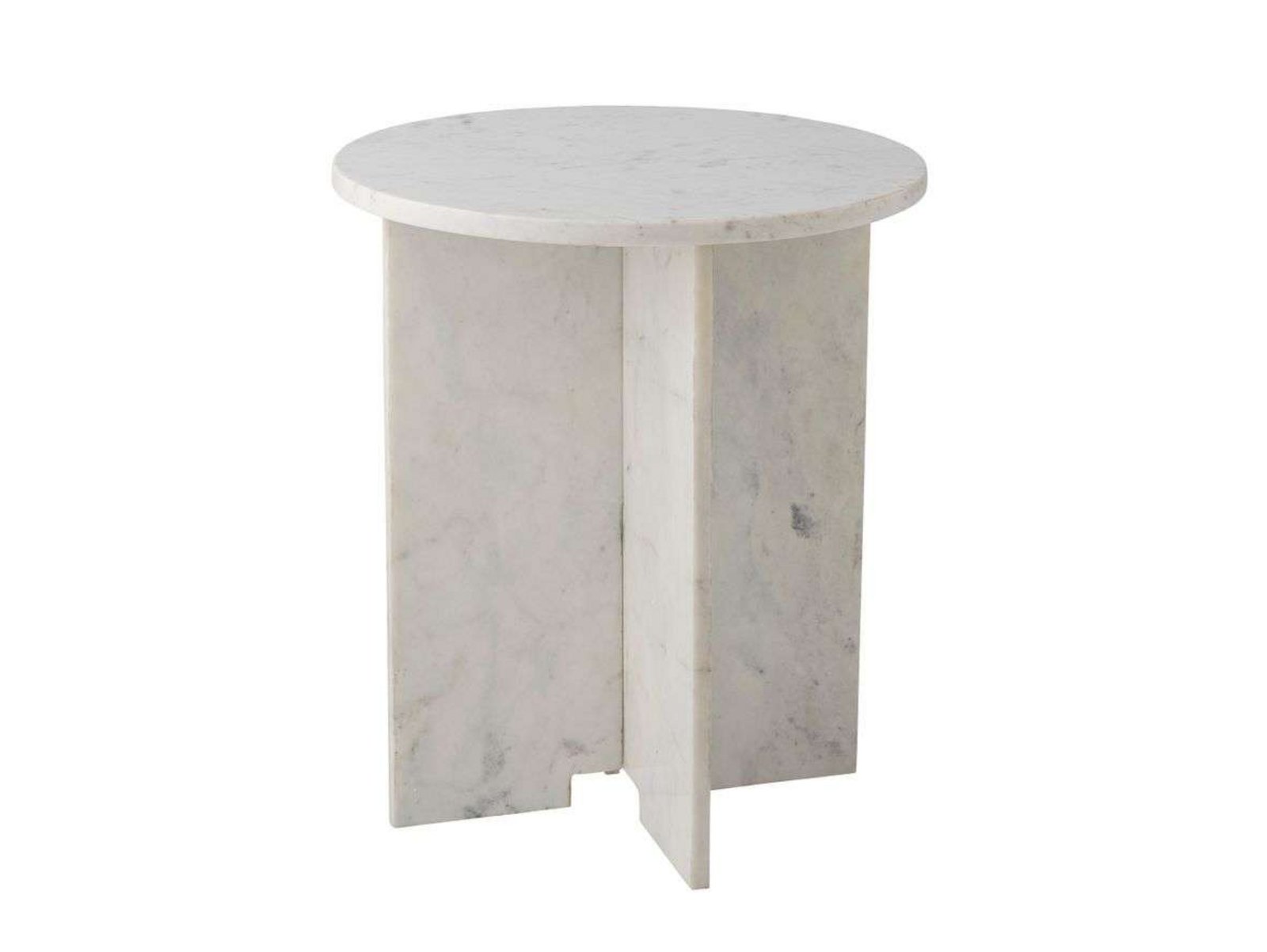 Jasmia Mesa de Apoio White Marble  - Bloomingville