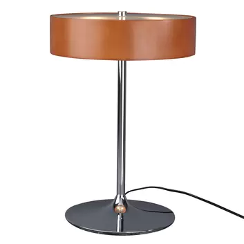 Greta table lamp, natural fibre/oak, height 33cm