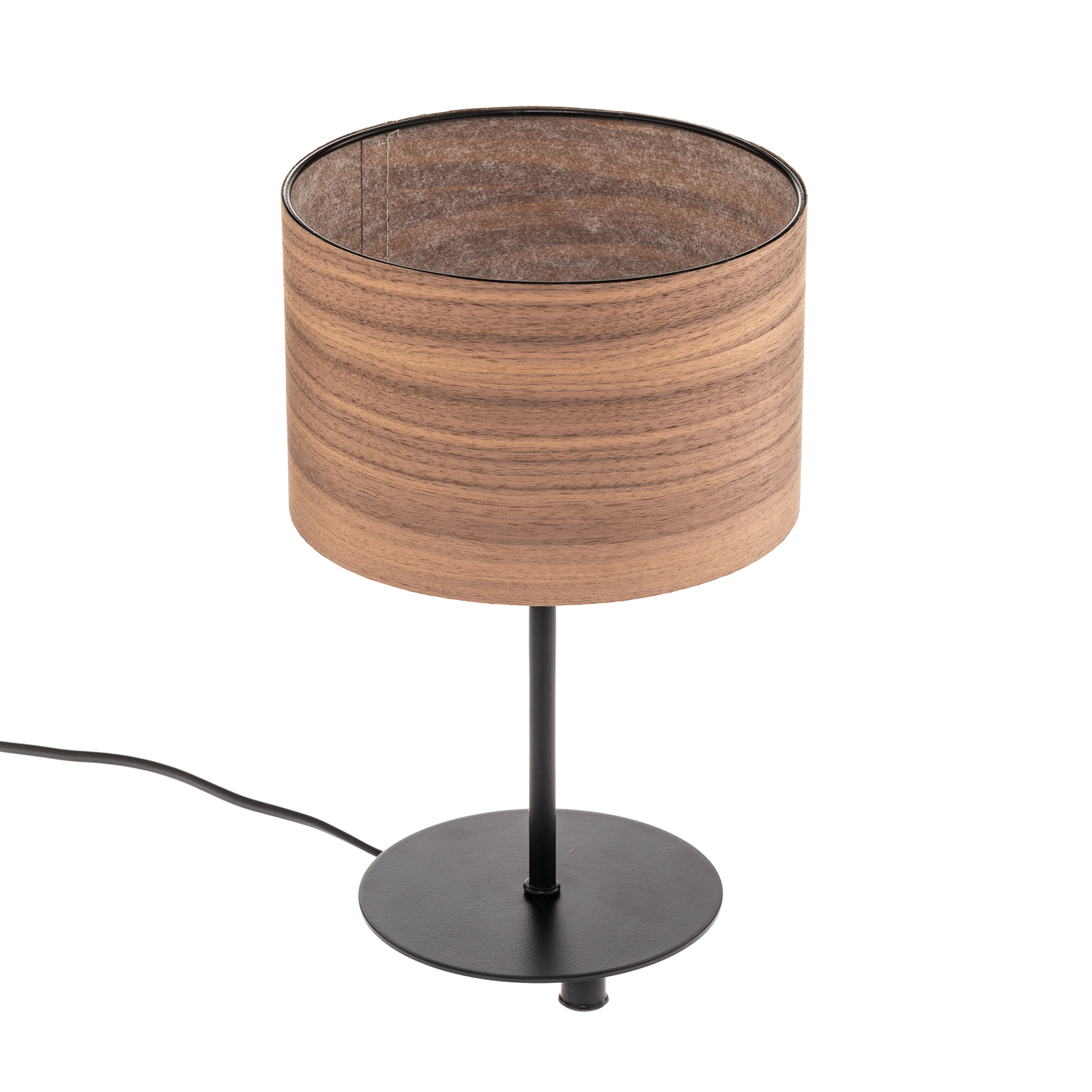 Envostar Veneer table lamp walnut Ø 17.5 cm