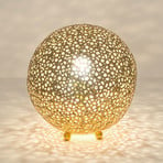 Lily Piccolo table lamp, Ø 33 cm, gold