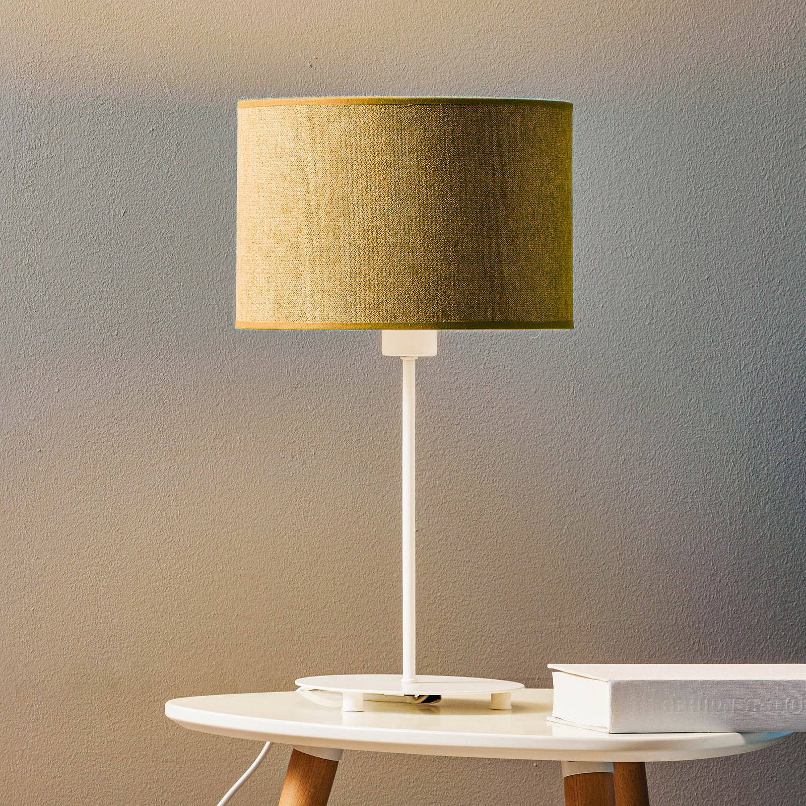 Lámpara de mesa Pastell Roller alto 50cm amarillo