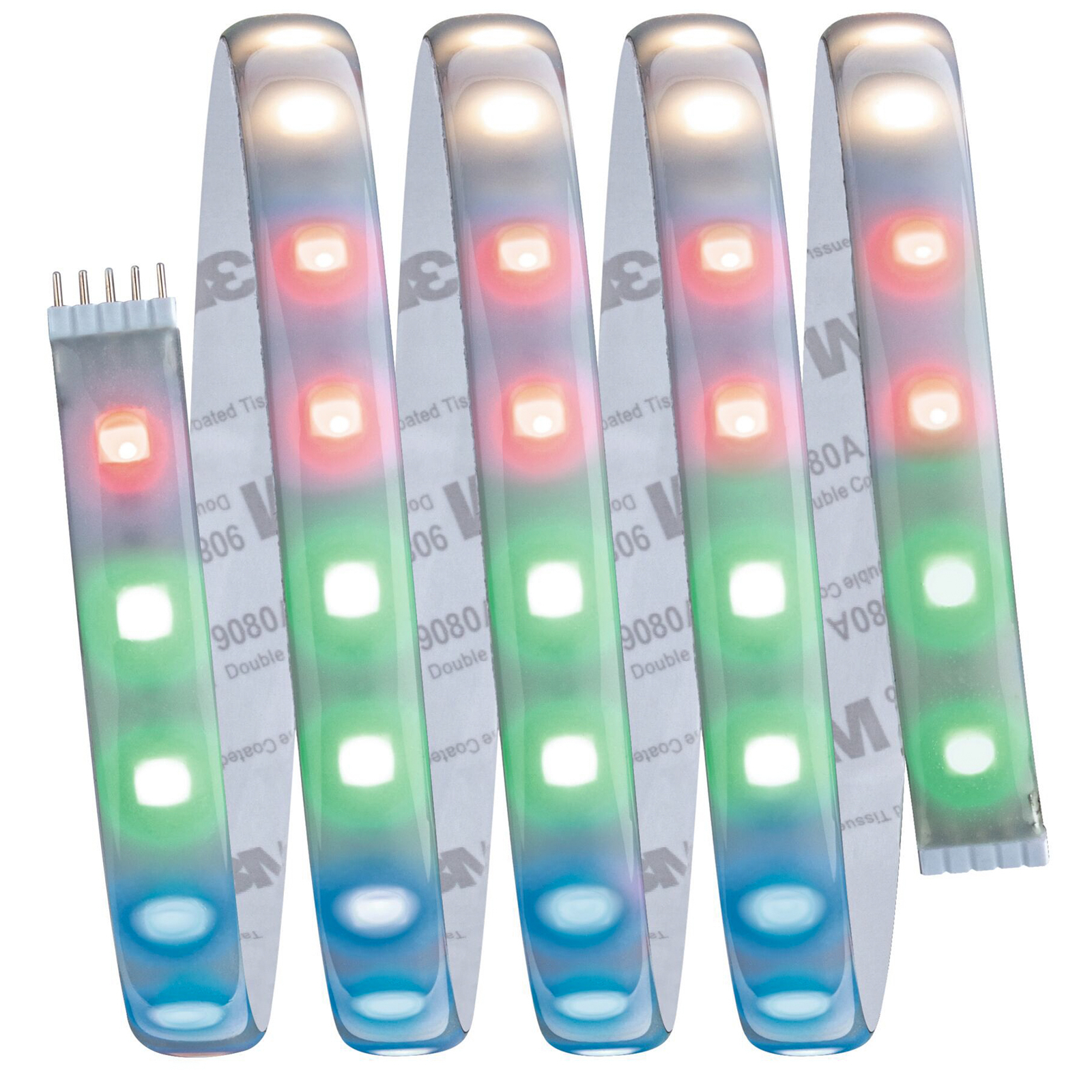 LED-strip MaxLED grunnpakke 150 cm RGB + hvit