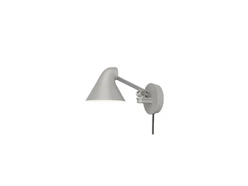NJP Box LED Vegglampe 2700K Short Light Alu/Grey - Louis Poulsen