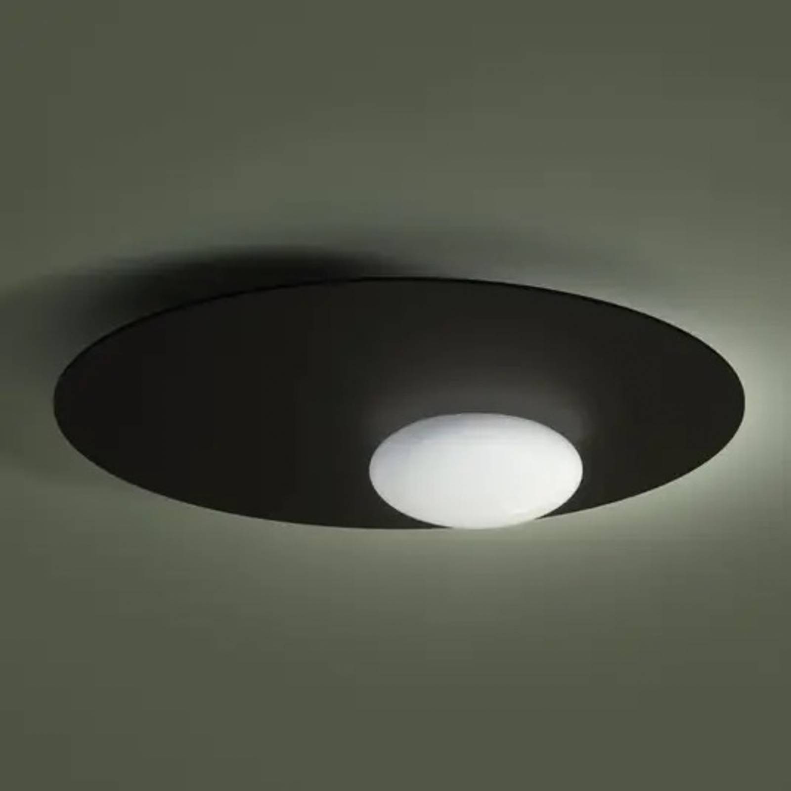 Axolight Kwic LED mennyezeti lámpa, bronz Ø36cm